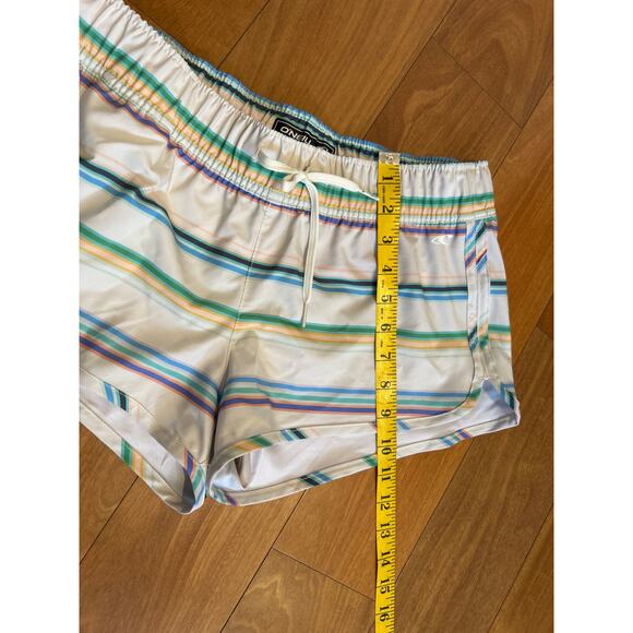 Oneill Ladie's Striped Short Hyperfreak Shorts - Picture 3 of 6